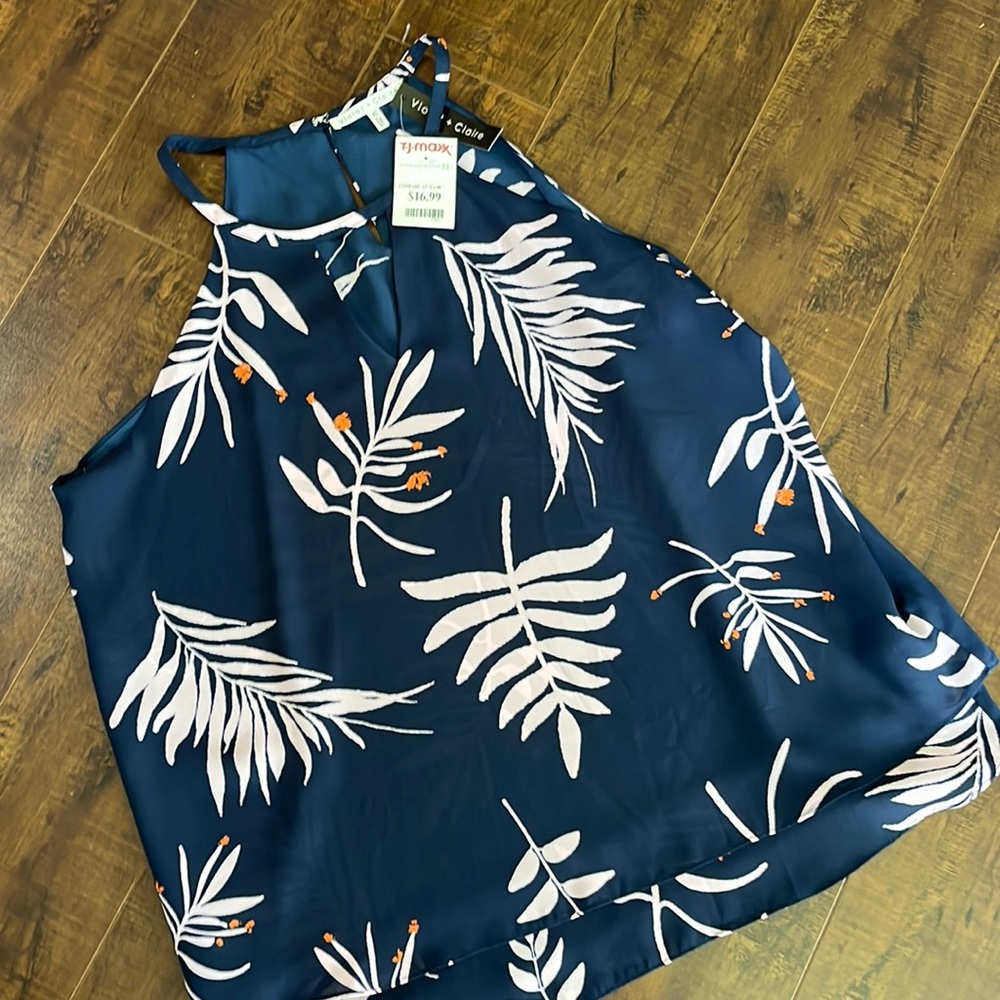 New Violet and Claire top longer in back